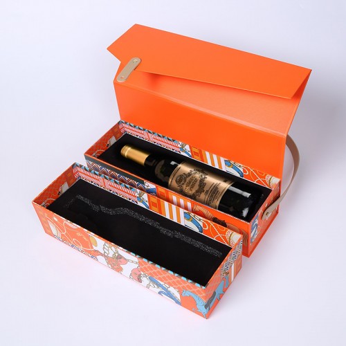 High-quality Red Wine Gift Box and Champagne  Box Customization, Wine Box Factory with 15 years of Experience in Gift Box Custom
