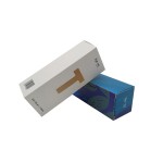 White Ivory Paper Material Cosmetic Product Package Box With Cut Window White Ivory Paper Material Cosmetic Product Package Box With Cut Window