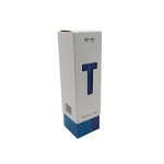 White Ivory Paper Material Cosmetic Product Package Box With Cut Window White Ivory Paper Material Cosmetic Product Package Box With Cut Window