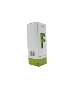White Ivory Paper Material Cosmetic Product Package Box With Cut Window