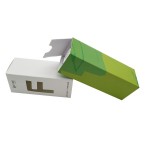 White Ivory Paper Material Cosmetic Product Package Box With Cut Window White Ivory Paper Material Cosmetic Product Package Box With Cut Window