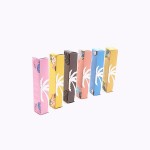 White Ivory Paper Material Colorful Printing Gold Foil Cosmetic Lipstick Box