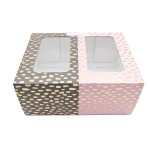 300gram Ivory Paper CMYK Printing Product Package Box With Window
