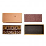 Personalized Ribbon Closure Chocolate Bonbon Packaging Luxury Magnetic Book Shape Custom Chocolate Box With Clear Window Personalized Ribbon Closure Chocolate Bonbon Packaging Luxury Magnetic Book Shape Custom Chocolate Box With Clear Window