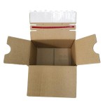 Easy To Tear Off Zipper Closure Corrugated 3 Layers Brown Shipping Box Easy To Tear Off Zipper Closure Corrugated 3 Layers Brown Shipping Box