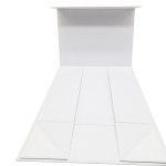 Hard Cardboard White Color Wedding Package Foldable Magnet Gift Box Hard Cardboard White Color Wedding Package Foldable Magnet Gift Box