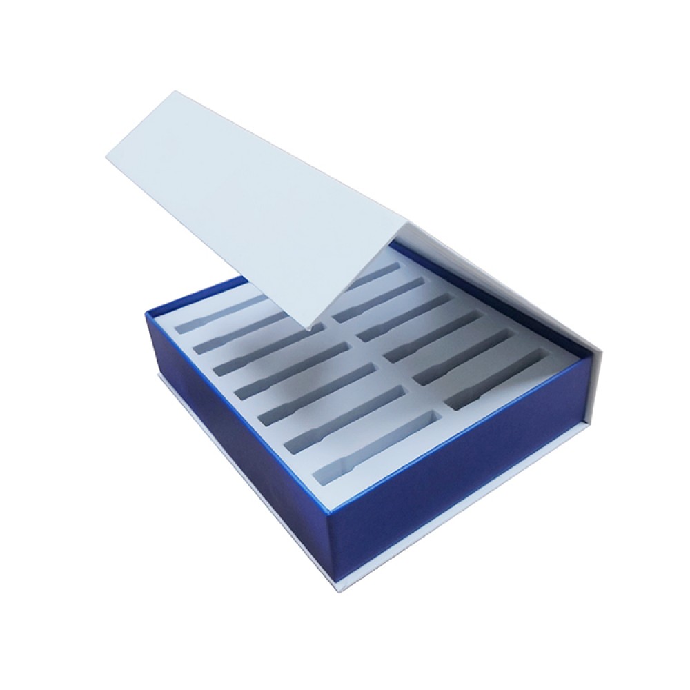 Rigid Cardboard Material Magnetic Closure Gift Box With EVA Foam Insert And Velvets