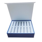 Rigid Cardboard Material Magnetic Closure Gift Box With EVA Foam Insert And Velvets