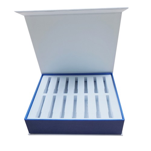 Rigid Cardboard Material Magnetic Closure Gift Box With EVA Foam Insert And Velvets