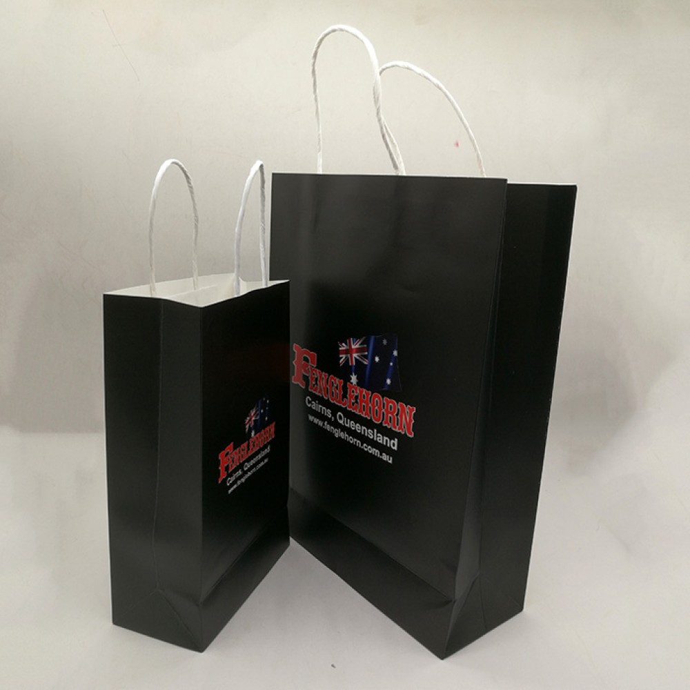 Natural Color White Or Kraft Paper Material Bag Food Bag Carrier Bag With Twisted Paper Handle Natural Color White Or Kraft Paper Material Bag Food Bag Carrier Bag With Twisted Paper Handle