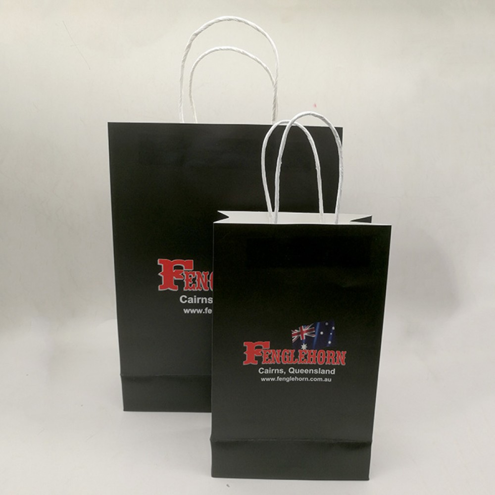 Natural Color White Or Kraft Paper Material Bag Food Bag Carrier Bag With Twisted Paper Handle Natural Color White Or Kraft Paper Material Bag Food Bag Carrier Bag With Twisted Paper Handle