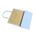 Take Away Food Package Paper Handle Kraft Paper Bag