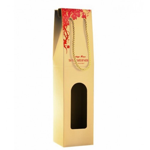 Red Wine Packaging Gift Box Wholesale, Single  Two Red Wine Paper Bag Packaging Box Customization, Wine Portable Gift Boxes Custom