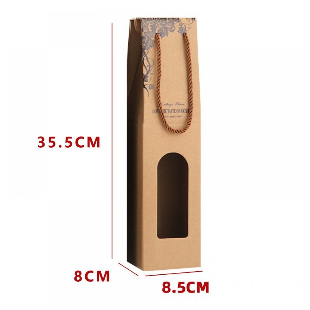 Red Wine Packaging Gift Box Wholesale, Single Two Red Wine Paper Bag Packaging Box Customization, Wine Portable Gift Boxes Custom Red Wine Packaging Gift Box Wholesale, Single Two Red Wine Paper Bag Packaging Box Customization, Wine Portable Gift Boxes Custom