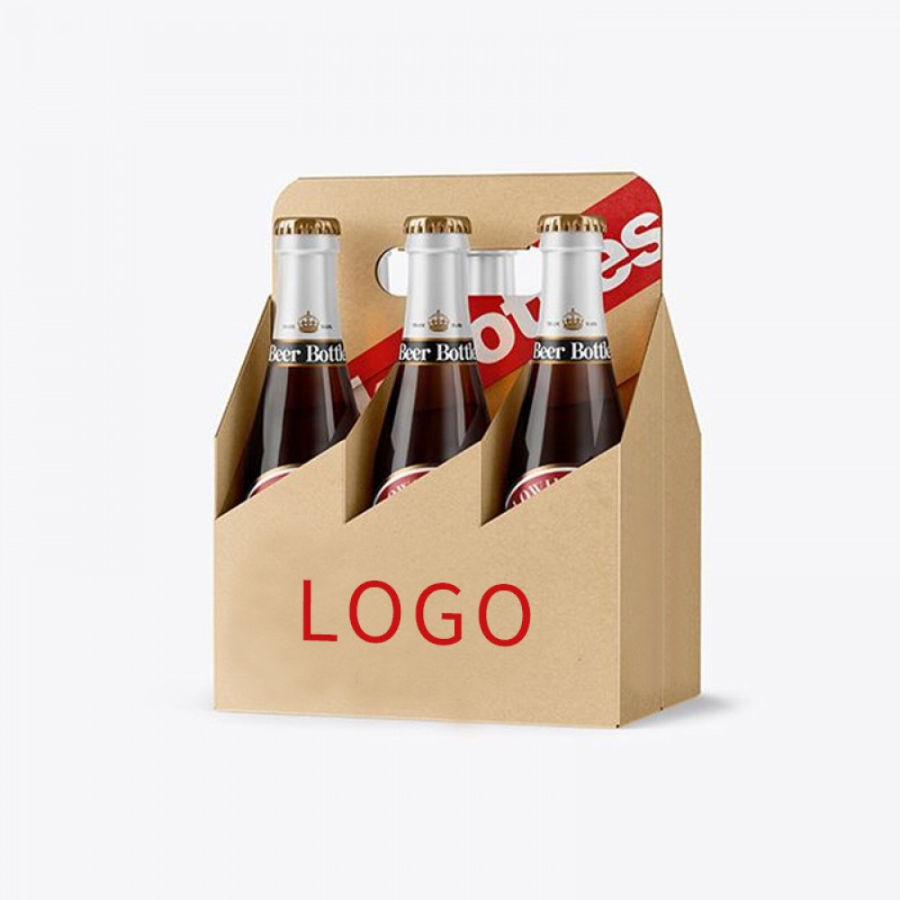 Custom Portable Beer Corrugated Packaging Box, Wholesale Bottled Beverage Paper Boxes Custom Portable Beer Corrugated Packaging Box, Wholesale Bottled Beverage Paper Boxes