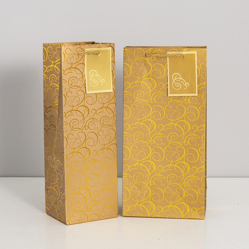 Gold Stamping Red Wine Paper Bags, Wine Packaging Boxes Wine Handbags, Wine Gift Packaging Bag Wholesale Customization Gold Stamping Red Wine Paper Bags, Wine Packaging Boxes Wine Handbags, Wine Gift Packaging Bag Wholesale Customization